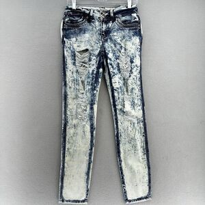Clash Jeans‎ USA Acid Wash Distressed Denim Women’s 5 (28x31) 90s Retro 80s Rock